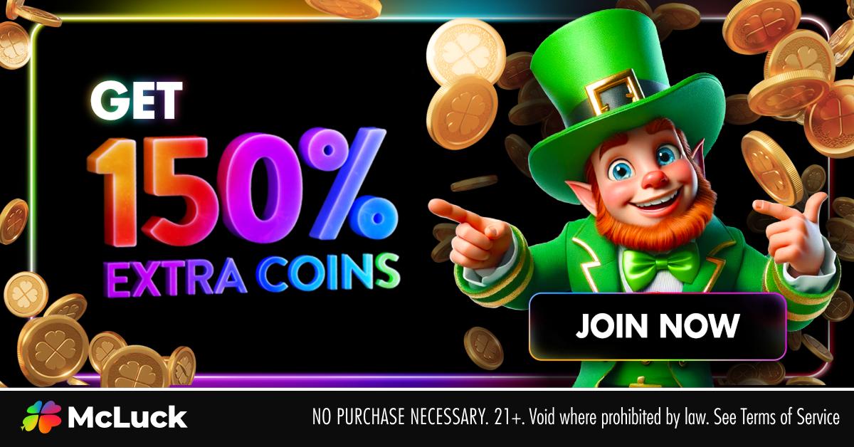 McLuck - Get 150% Extra Coins